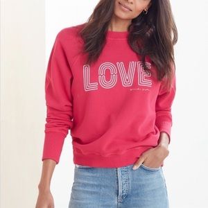 Spiritual gangster size medium pink love sweater
